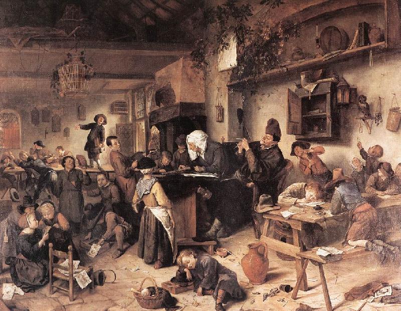 Jan Steen The Village School oil painting picture